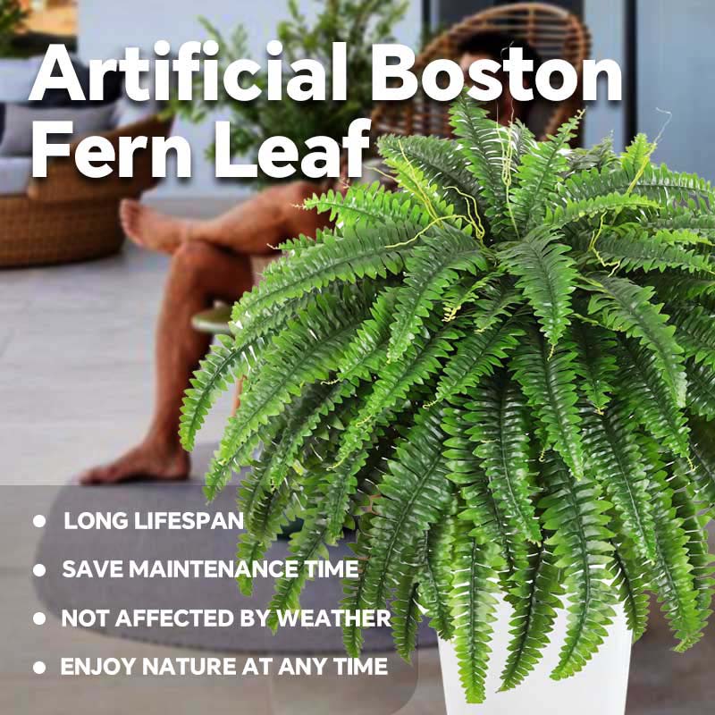 🔥 $9.96 On Sale Only Today 🌱 UV-Resistant Lifelike Artificial Boston Fern
